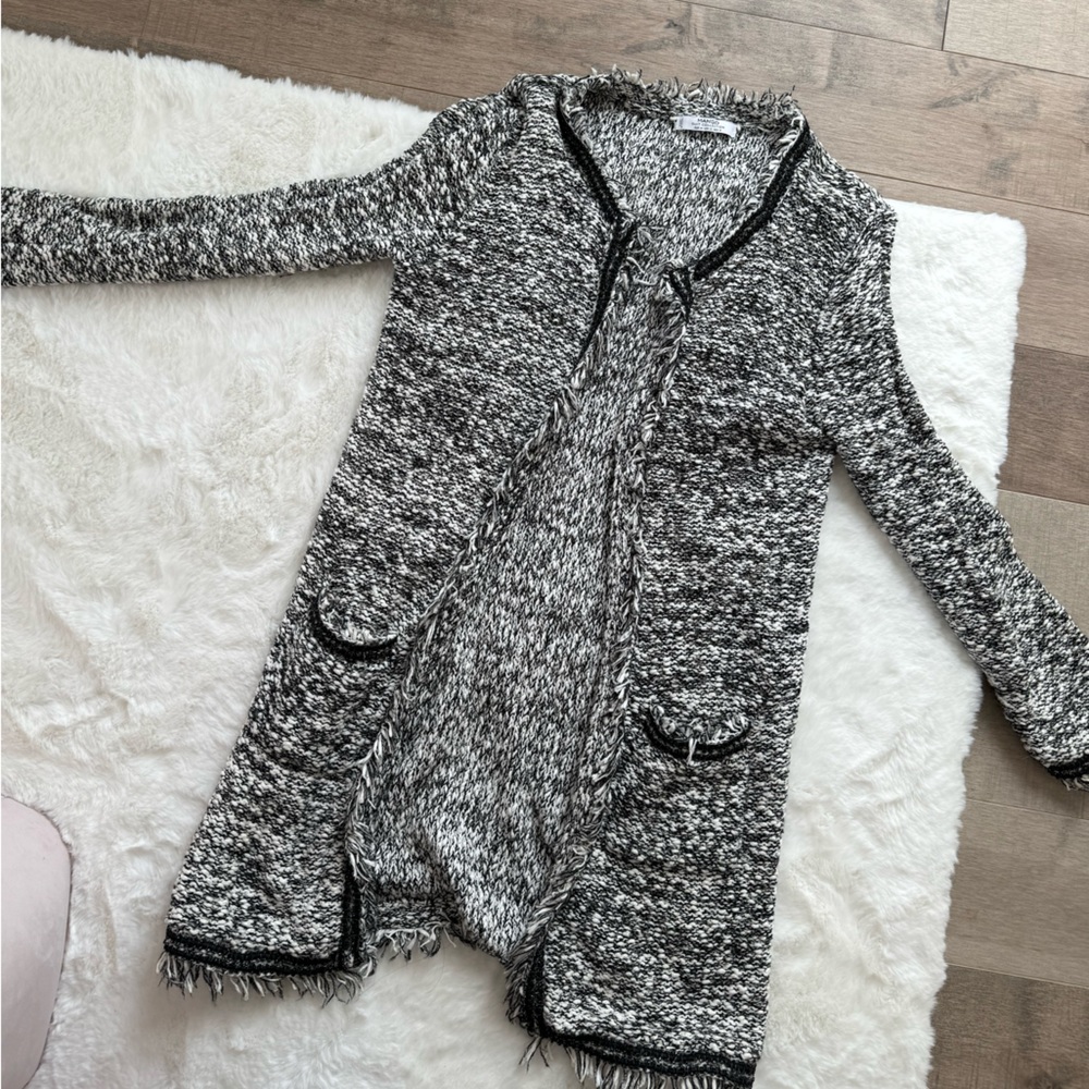 Mango tweed coat/sweater